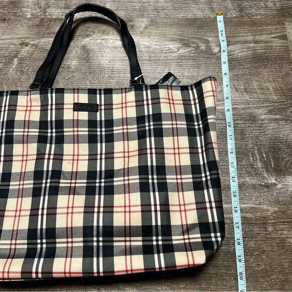 New York & Company Plaid Tote Bag w Matching Wallet NWT - Picture 9 of 10